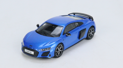 1/64 KENGFAI 2021 Audi R8 Blue Diecast Car Model - LIVECARMODEL.com