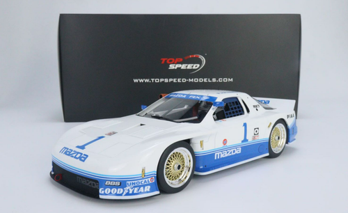 1/18 Top Speed Mazda RX-7 GTO #1 1990 IMSA Mid-Ohio 250Km Winner Resin Car  Model