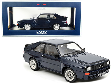 1/18 Norev 1985 Audi Sport Quattro Coupe (Dark Blue) Diecast Car
