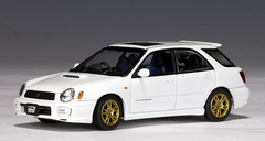 1/43 AUTOart SUBARU NEW AGE IMPREZA WRX WAGON STi 2001 (White) Car Model