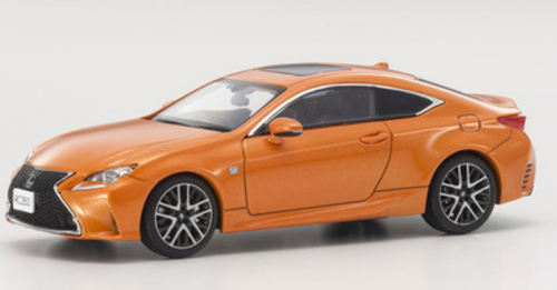 1/43 Kyosho Lexus RC350 F Sport (Orange) Car Model - LIVECARMODEL.com