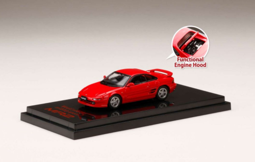 1/64 Hobby Japan Toyota MR2 (SW20) GT-S 1996 / Open Headlight Red