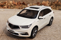 1/18 Dealer Edition 2018 Acura MDX (White) Diecast Car Model