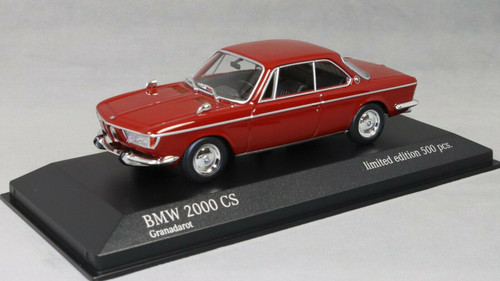 1/43 1967 BMW 2000 CS Coupe (Granada Red) Car Model - LIVECARMODEL.com