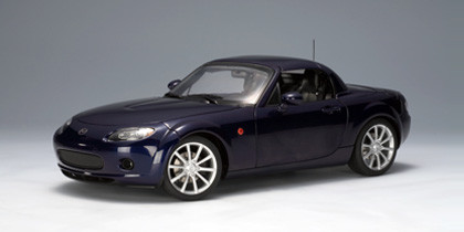 1/18 AUTOart 2006 Mazda MX-5 Roadster (Stormy Blue) Diecast Car Model