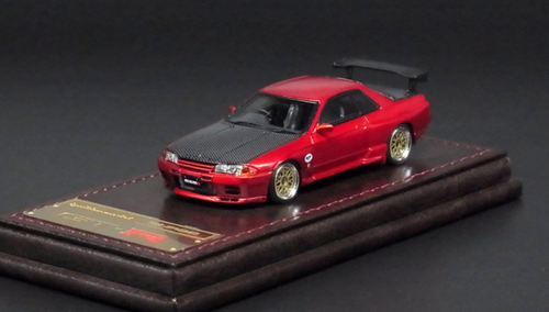 1/64 Ignition Model Nissan Skyline GT-R Nismo (R32) Red Metallic
