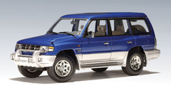 1/18 AUTOart 1998 Mitsubishi Pajero LWB (Metallic Blue) Diecast Car Model