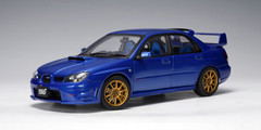 1/18 AUTOart 2006 Subaru Impreza WRX Sti (Blue) Diecast Car Model