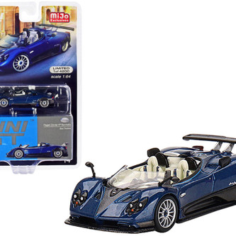 1/64 Mini GT Pagani Zonda HP Barchetta Blue TricolorDiecast Car