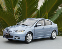 RARE 1/18 Dealer Edition 2003-2009 BK Series Mazda 3 / Axela (Silver Blue) Diecast Car Model