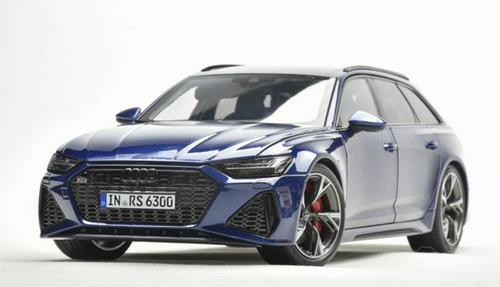 1/18 Polar Master Audi RS6 C8 (Blue) Diecast Car Model