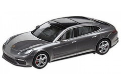 1/43 Dealer Edition Porsche Panamera 4 2nd Generation Executive Agate Gray Metallic Car Model