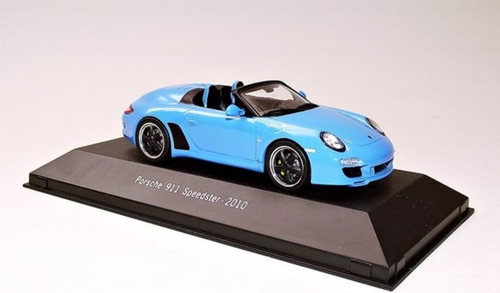 1/43 2010 Porsche 911 (997) Speedster (Blue) Car Model - LIVECARMODEL.com