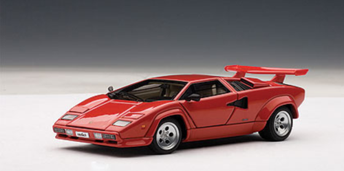在庫処分セール LAMBORGHINI AUTOart 1/43 COUNTACH WITH RED - 5000S S 5000 ミニカー