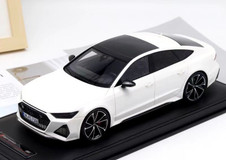 1/18 Motorhelix 2020 Audi RS7 C8 Sportback (Pearl White) Resin Car Model Limited 99 Pieces