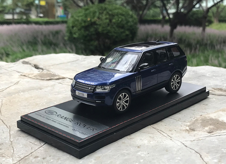 Maroon Rover 1/43 Dealer Edition Land Rover Range Rover (Blue) Diecast Car Model ...