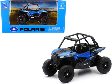 Polaris RZR XP Turbo DOHC Mini ATV Blue and Black Diecast Model by New ...