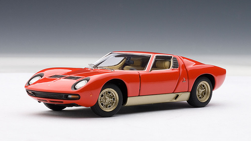 1/43 AUTOart LAMBORGHINI MIURA SV - RED WITH OPENINGS Diecast Car