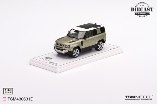 1/43 TSM Land Rover Defender 90 First Edition Pangea Green Car