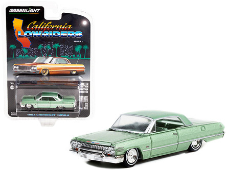 1963 Chevrolet Impala Lowrider Custom Light Green Metallic