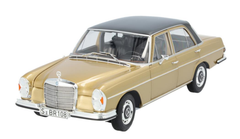 1/18 Dealer Edition 1968-1972 Mercedes-Benz 280 SE 280SE (W108) (Tunis Beige, Gold) Diecast Car Model