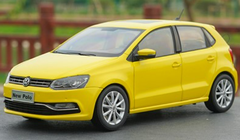 1/18 Dealer Edition 2016 VW Volkswagen Polo (Yellow) Full Open Diecast Car Model