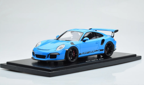 D-1 GRAND PRIX ケース付き 1/18 Dealer Edition Porsche 911 GT3 RS 991.2 (Riviera Blue) Car