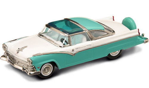 1955 Ford Crown Victoria Green 1/43 Diecast Model Car by Road Signature