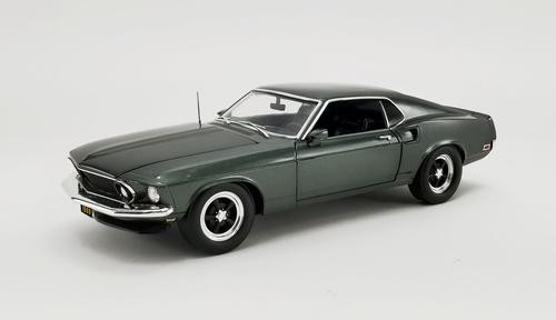 1/18 1969 Ford Mustang GT Fastback (Green) Nice Car Collection