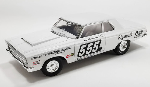 1/18 ACME 1965 Plymouth Belvedere Super Stock - 555 - Triple