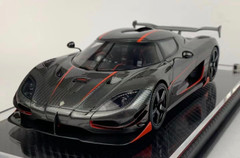 1/18 Frontiart Koenigsegg Agera RS Genesis (Carbon Black with Red Accent) Resin Car Model Limited 500 Pieces