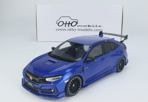 1/18 OTTO Honda Civic FK8 Type-R TypeR (Mugen Blue) Resin Car
