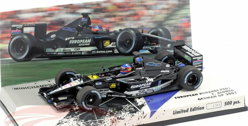MINICHAMPS Minardi F1 ミニカー 4台セット 1/43 1/43 Minichamps 2001 Fernando Alonso Minardi PS01 #21 German GP