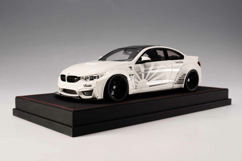 1/18 BMW M4 F82 Liberty Walk Widebody (Matte White) Resin Car