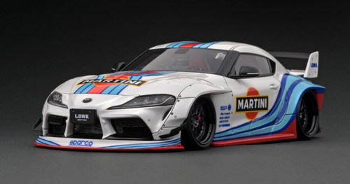 1/18 Ignition Model LB-WORKS TOYOTA SUPRA (A90) Martini
