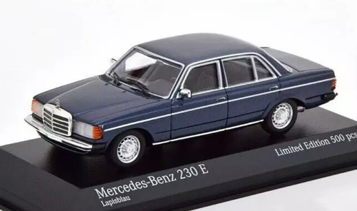 1/43 Minichamps 1982 Mercedes-Benz 230E (W123) (Blue Metallic) Car
