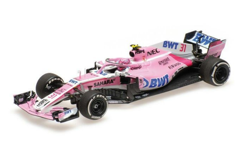 1/43 Minichamps 2018 Esteban Ocon Force India VJM11 #31 Spanish GP