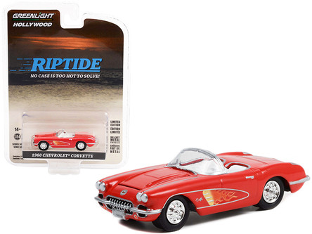 1960 Chevrolet Corvette C1 Convertible Pink with Flames 
