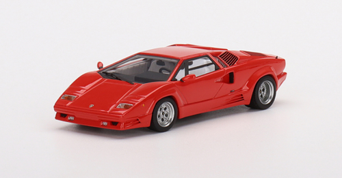 Lamborghini Countach ミニカー 1/43 1/43 TSM Model Lamborghini Countach 25th Anniversary Rosso Resin