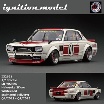 1/18 Ignition Model Nissan KPGC10 Skyline GT-R Hakosuka LB