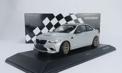 5100 2個セット 1/18 Minichamps BMW M2 CS F87 (Silver Metallic with Golden Wheels