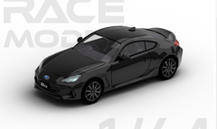  1/64 POPRACE Subaru BRZ 2022 - Black Silica Diecast Car Model