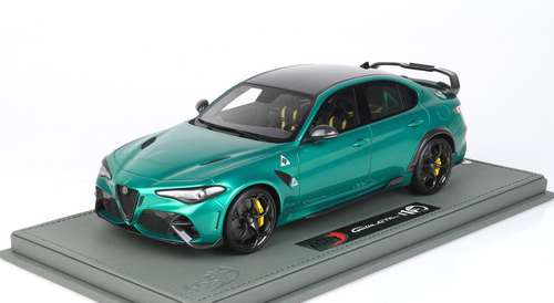 1/18 BBR Alfa Romeo Giulia Quadrifoglio GTAM (Verde Montreal