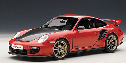 AUTOart 1/18 ポルシェ 911 (997) GT2 RS シルバー 1/18 AUTOart Porsche 911 (997) GT2 RS (Silver) Car Model