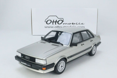 1/18 OTTO Audi 80 (B2) Quattro Zermatt Silver LY7Y Resin Car Model