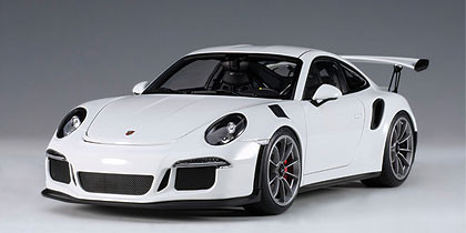 AUTOart ポルシェGT3R 1:18 ホワイトミニカー 1/18 AUTOart Porsche 911 (991) GT3 RS (White with Dark Grey Wheels
