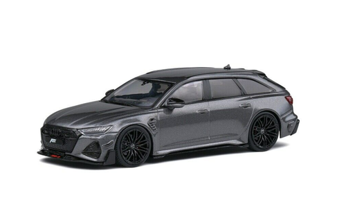 1/43 Solido 2022 Audi RS6 RS6-R (C8) ABT (Daytona Grey) Diecast