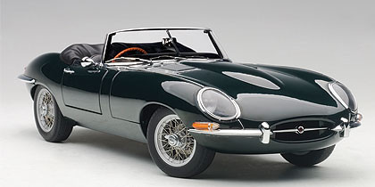 その他 G 1/18 AUTOart JAGUAR E-TYPE ROADSTER SERIES I 3.8 (GREEN)(WITH
