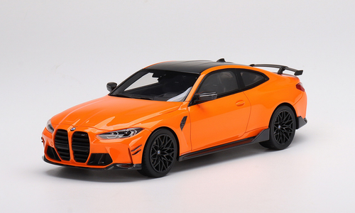 1/18  M4 パフォーマンスエディション　ミニカー　オレンジ 1/18 Top Speed BMW M4 M-Performance (G82) (Fire Orange) Resin Car