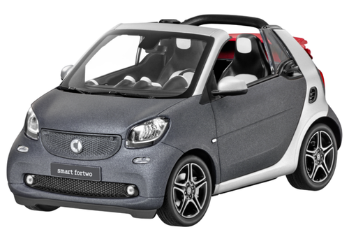 1/18 Norev Mercedes-Benz MB Smart Fortwo Convertible (Grey